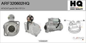 HQ ARF320602HQ - ARR NUEVO HITACHI Type 24V 5,00kW 15T CW
