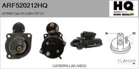 HQ ARF520212HQ - ARR NUEVO LETRIKA Type 12V 4,20kW 10T CW
