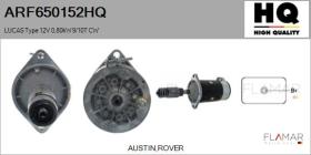 HQ ARF650152HQ - ARR NUEVO LUCAS Type 12V 0,80kW 9T CW