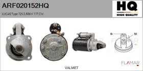 HQ ARF020152HQ - ARR NUEVO LUCAS Type 12V 2,80kW 11T CW