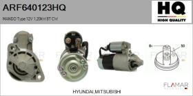 HQ ARF640123HQ - ARR NUEVO MANDO Type 12V 1,20kW 8T CW