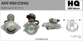 HQ ARF450123HQ - ARR NUEVO MANDO Type 12V 2,00kW 11T CW