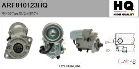 HQ ARF810123HQ - ARR NUEVO MANDO Type 12V 2,00kW 9T CW