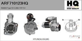 HQ ARF710123HQ - ARR NUEVO MANDO Type 12V 2,20kW 10T CW