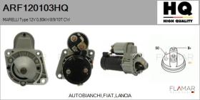 HQ ARF120103HQ - ARR NUEVO MARELLI Type 12V 0,80kW 8/9T CW
