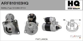 HQ ARF810103HQ - ARR NUEVO MARELLI Type 12V 0,80kW 8T CW