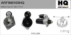 HQ ARF940103HQ - ARR NUEVO MARELLI Type 12V 1,30kW 11T CW