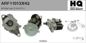 HQ ARF110133HQ - ARR NUEVO MITSUBA Type 12V 1,00kW 9T CW