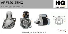 HQ ARF620153HQ - ARR NUEVO MITSUBISHI Type 12V 0,70kW 8T CW