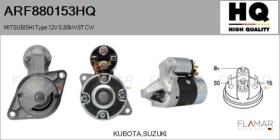 HQ ARF880153HQ - ARR NUEVO MITSUBISHI Type 12V 0,80kW 9T CW