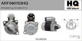 HQ ARF040153HQ - ARR NUEVO MITSUBISHI Type 12V 0,85kW 8T CW