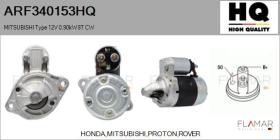 HQ ARF340153HQ - ARR NUEVO MITSUBISHI Type 12V 0,90kW 8T CW
