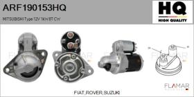 HQ ARF190153HQ - ARR NUEVO MITSUBISHI Type 12V 1,00kW 8T CW