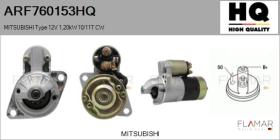 HQ ARF760153HQ - ARR NUEVO MITSUBISHI Type 12V 1,20kW 10/11T CW