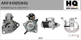 HQ ARF410253HQ - ARR NUEVO MITSUBISHI Type 12V 1,20kW 10T