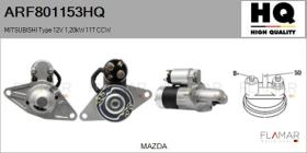 HQ ARF801153HQ - ARR NUEVO MITSUBISHI Type 12V 1,20kW 11T CCW