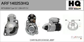 HQ ARF140253HQ - ARR NUEVO MITSUBISHI Type 12V 1,20kW 8T CW
