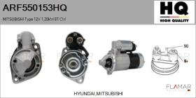 HQ ARF550153HQ - ARR NUEVO MITSUBISHI Type 12V 1,20kW 8T CW