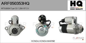 HQ ARF050353HQ - ARR NUEVO MITSUBISHI Type 12V 1,20kW 9T CW