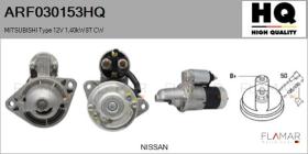 HQ ARF030153HQ - ARR NUEVO MITSUBISHI Type 12V 1,40kW 8T CW