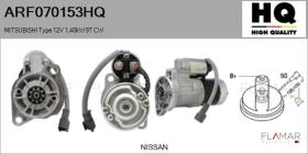 HQ ARF070153HQ - ARR NUEVO MITSUBISHI Type 12V 1,40kW 9T CW