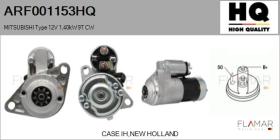 HQ ARF001153HQ - ARR NUEVO MITSUBISHI Type 12V 1,40kW 9T CW