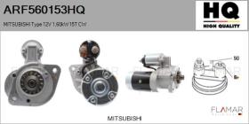 HQ ARF560153HQ - ARR NUEVO MITSUBISHI Type 12V 1,60kW 15T CW