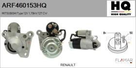HQ ARF460153HQ - ARR NUEVO MITSUBISHI Type 12V 1,70kW 12T CW