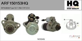HQ ARF150153HQ - ARR NUEVO MITSUBISHI Type 12V 1,70kW 13T CCW