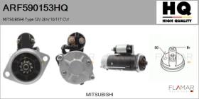 HQ ARF590153HQ - ARR NUEVO MITSUBISHI Type 12V 2,00kW 10/11T