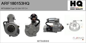 HQ ARF180153HQ - ARR NUEVO MITSUBISHI Type 12V 2,00kW 10T CW