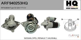 HQ ARF940253HQ - ARR NUEVO MITSUBISHI Type 12V 2,00kW 11T CW