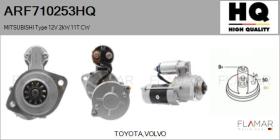 HQ ARF710253HQ - ARR NUEVO MITSUBISHI Type 12V 2,00kW 11T CW