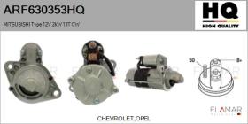 HQ ARF630353HQ - ARR NUEVO MITSUBISHI Type 12V 2,00kW 13T CW