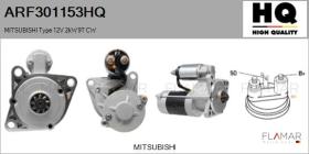 HQ ARF301153HQ - ARR NUEVO MITSUBISHI Type 12V 2,00kW 9T CW
