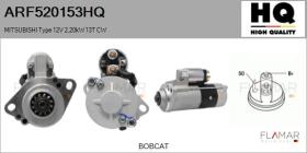 HQ ARF520153HQ - ARR NUEVO MITSUBISHI Type 12V 2,20kW 13T CW