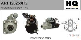 HQ ARF120253HQ - ARR NUEVO MITSUBISHI Type 12V 3,60kW 11T CW