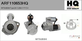 HQ ARF110653HQ - ARR NUEVO MITSUBISHI Type 24V 3,20kW 11T CW