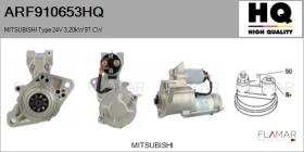 HQ ARF910653HQ - ARR NUEVO MITSUBISHI Type 24V 3,20kW 9T CW
