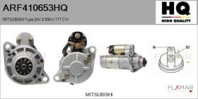 HQ ARF410653HQ - ARR NUEVO MITSUBISHI Type 24V 4,50kW 11T CW