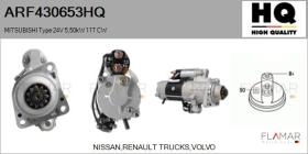 HQ ARF430653HQ - ARR NUEVO MITSUBISHI Type 24V 5,50kW 11T CW