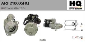 HQ ARF210605HQ - ARR NUEVO NIKKO Type 24V 4,50kW 11T CW