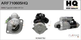 HQ ARF710605HQ - ARR NUEVO NIKKO Type 24V 4,50kW 9T