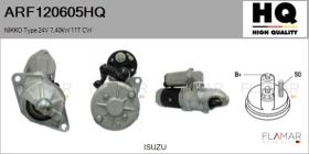 HQ ARF120605HQ - ARR NUEVO NIKKO Type 24V 7,40kW 11T CW