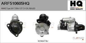 HQ ARF510605HQ - ARR NUEVO NIKKO Type 24V 7,50kW 12T CW OIL SEALED