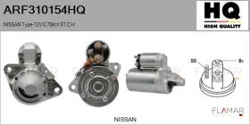 HQ ARF310154HQ - ARR NUEVO NISSAN Type 12V 0,70kW 8T CW