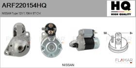 HQ ARF220154HQ - ARR NUEVO NISSAN Type 12V 1,10kW 8T CW