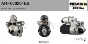 BOSCH ARF070201BS - ARR NUEVO ORIG. BOSCH Type 12V 0,90kW 9T CW