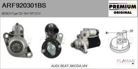 BOSCH ARF920301BS - ARR NUEVO ORIG. BOSCH Type 12V 1,00kW 10T CCW