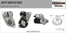 BOSCH ARF940101BS - ARR NUEVO ORIG. BOSCH Type 12V 1,00kW 10T CCW